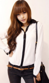 Camisa B&W - seda