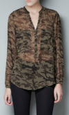 Camisa Camuflada ZARA